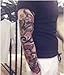 DaLin 4 Sheets Extra Large Temporary Tattoos, Full Arm (Set 1)