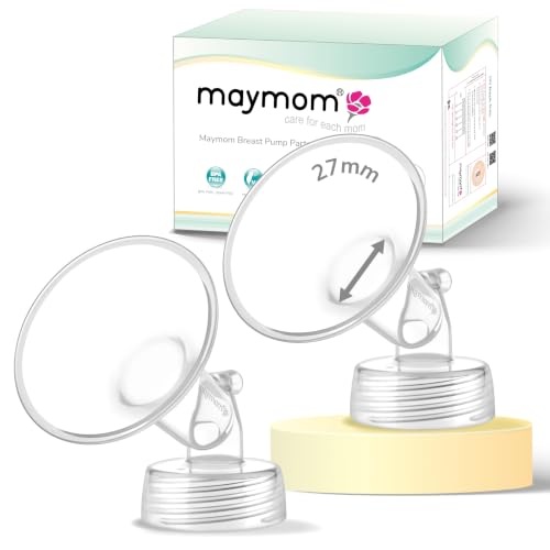 Image of Maymom Pump Part Compatible with Spectra S1 /S2 Pumps; Incl 27mm Wide Mouth Flange; Not Original Spectra Flange (Two Flanges)