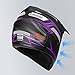 Yesmotor Youth Kids Motocross Helmet Motorcycle Dirt Bike Off-Road Mountain Bike BMX MX ATV Helmet with(Gloves Goggles Mask) 4Pcs Set - DOT Approved(Purple,S)