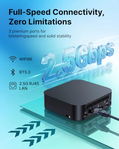Image of ASUS NUC 14 Essential,Intel NUC 14 Mini PC,N97,8GB DDR5,256GB PCIe4 SSD | 4C /4T Up to 3.6GHz,12W,Versatile NUC Mini PC Computers,Type-C 3.2,4K,BT5.3,WiFi6E,W-11 Pro for Daily Office & Education