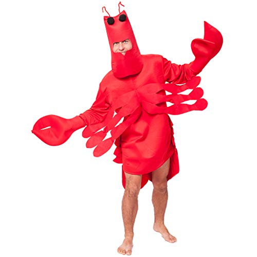 EraSpooky Homard Rouge Deguisement Mer Adulte Costume