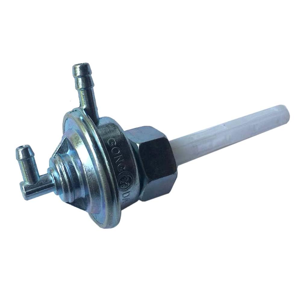 BOOSTI Robinet d'essence à dépression M16 x 1,5 pour réservoir en métal SYM GY6 Baotian Benzhou Jinlun Lifan Kreidler Peugeot Rex Sachs Tauris Adly Scooter