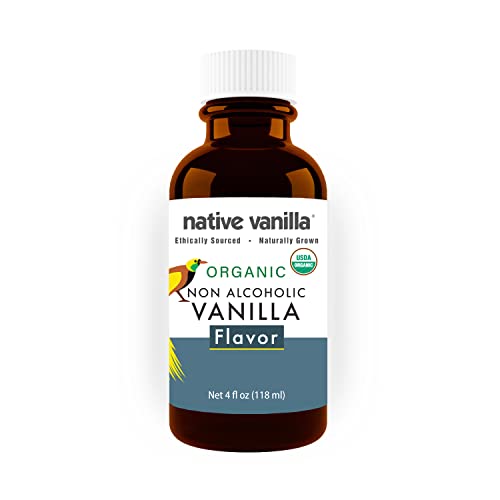 Native Vanilla - Organic Vanilla Flavor Non Alcoholic - 4 Fl Oz - Perfect For Cooking And Baking, And Dessert Crafting #TOP12