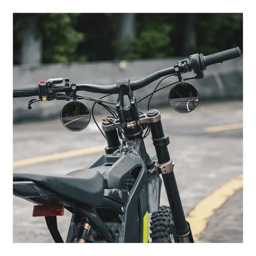 Espejos retrovisores de motocicleta con giro 360 y mango adaptable antichoque 7