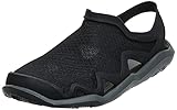 Crocs Men's Swiftwater Mesh Wave Sandals Water Shoe, Black/Slate Grey, 10