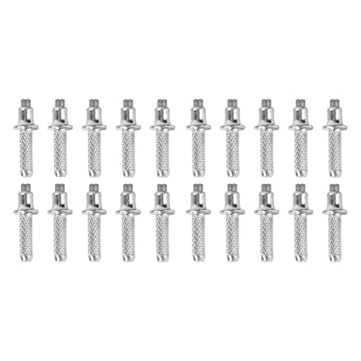 TEHAUX Puntas de 20 Piezas de Tungsteno para Trekking Alpenstock Trekkingwalking Punta de Bastón para Caminar Bastones de Caña Estándar Puntas de Varilla Reemplazo de Acero de