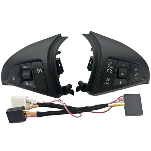 Bouton de volant pour Chevrolet Cruze 2009-2014 interrupteur régulateur et audio éclairage blanc