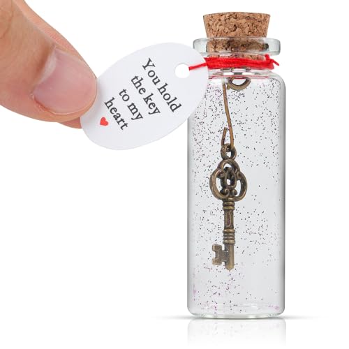 Handmade Romantic Gifts for Him Her,Anniversary Gifts for Women,Wife,Husband- I Love You Gifts to Boyfriend Girlfriend Key to My Heart.