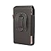 Vertical Cellphone Dual Case Card Slot Belt Clip Holster Pouch Double Decker Fits Two Samsung Galaxy S24+ S23 FE S23+ S22+ S21 FE S21+ S20 FE A54 A53 A32 A33 5G Google Pixel 7 Pixel 6 OnePlus Nord 2