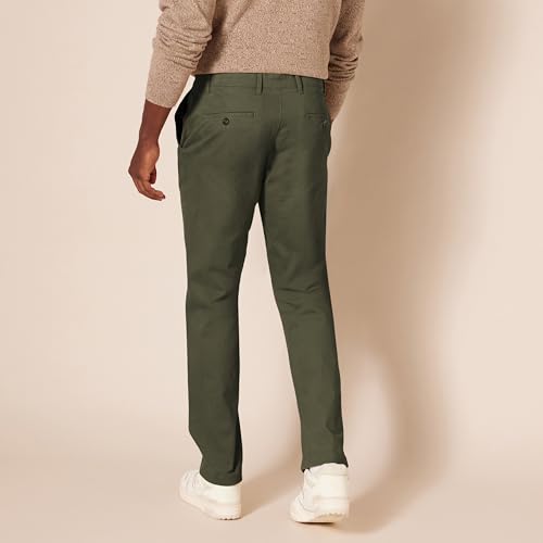 Amazon Essentials Pantalon Chino Extensible Style décontracté Coupe Slim Homme - vue 3