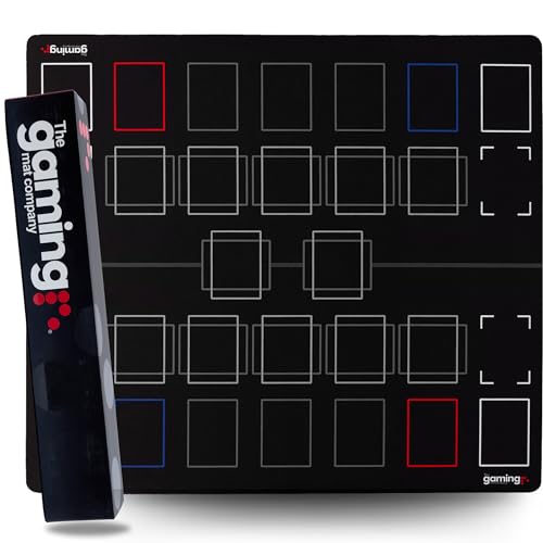 The Gaming Mat Company Compatible with Yu-Gi-Oh! Standard 2 Player Playmat for Yu-Gi-Oh! Cards – 23.5'x26.1'x0.08' Large TCG Playmat, Game Mat, Card...