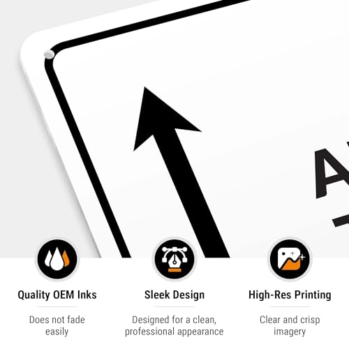 Image of Package Delivery Sign, Delivery Instructions All Package To Side Door Sign, 10x14 Inches, Rust Free .040 Aluminum, Fade Resistant, Made in USA