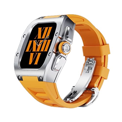 Bracelet Viton élégant et boîtier montre robuste pour le quotidien en 45mm