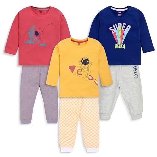 Image of LuvLap Baby-Boys F /S Boys T-Shirt & Pyjama CoSet