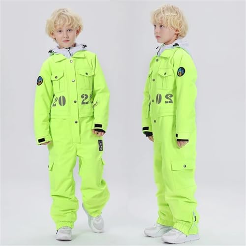 Boys Girls Winter Warm Waterproof Windproof Ski Suit Insulated Jumpsuit Overalls Winter Snowsuits3