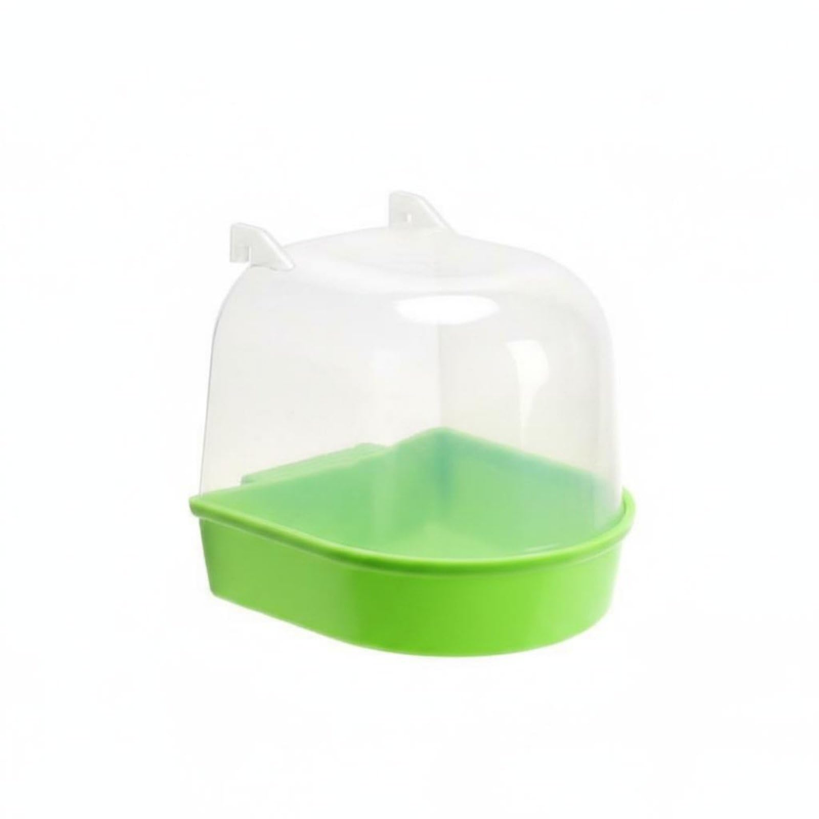 Large Space Transparent Bird Bathing Tub Easy Installation Splash Proof Bird Shower Thickened Material Covered Parrot Bath, Green, X00 Pp|Home & Garden | Yard, Garden & Outdoor Living | B-image-20