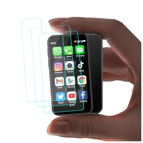 Ranyi [3���p�b�N] BLKE Max/soyes XS18 Pro Mini Phone �X�N���[���v���e�N�^�[ HD �N���A �t���J�o�[ ���h�~ �\�t�g TPU �X�N���[���v���e�N�^�[ �t���� BLKE Max/soyes 3�C���` XS18 P