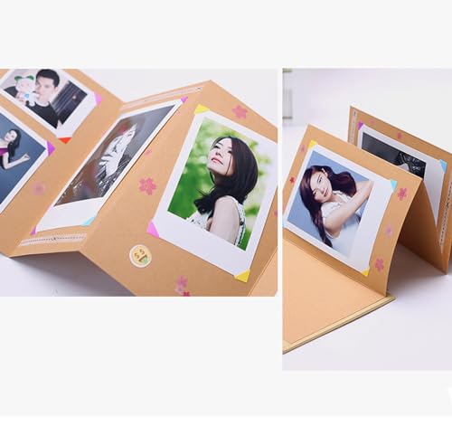 Álbum de fotos plegable, estilo pegamento, hecho a mano y DIY (5,9 x 8,3 pulgadas) miniatura 3
