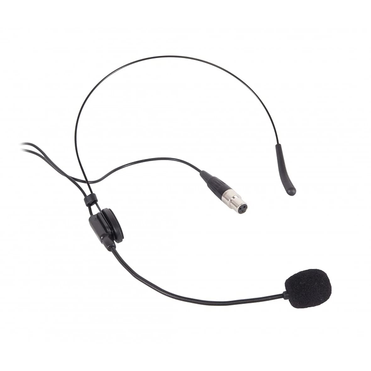 PROEL EIKON WM101DHV2 - Doppio Radiomicrofono UHF Archetto a due canali con uscite indipendenti XLR e schermo retro illuminato (I Microfoni Funzionano contemporaneamente), Nero