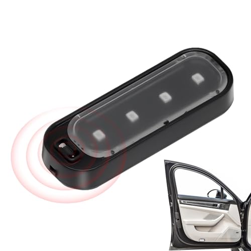 Nybhyjka Spia LED per portiera auto senza fili, luce di cortesia di benvenuto per portiera auto | Luci di cortesia per pannello porta laterale a LED senza cablaggio | Lampada per proiettore a LED di