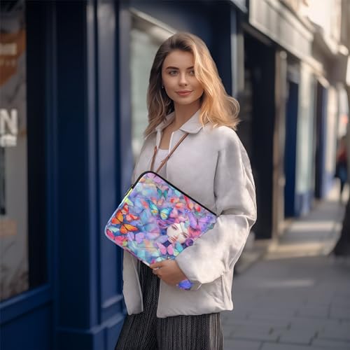 Funda para portátil con estampado mariposas 13-14 pulg. miniatura 7