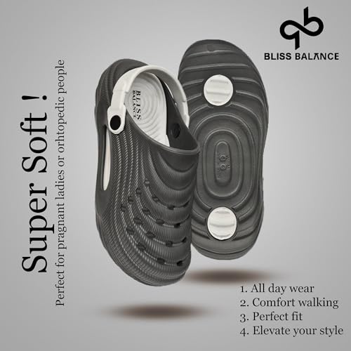 Image of Super Soft Kids Clogs Ultra Lightweight with Adjustable Back Strap Design Soft Cushioning & Anti-Slip Grip Slippers for Kids Playtime Comfortable Indoor & Outdoor Stylish Clogs BBSAP-2