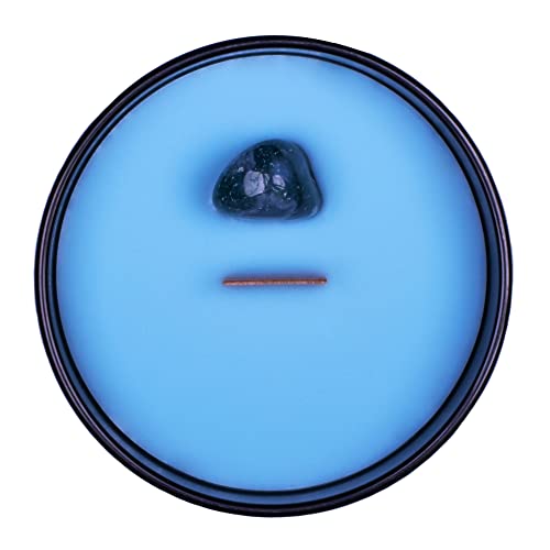 Naturally Wicked Spellbinding Health Candle with Crystal, Wood Wick & Gift Box