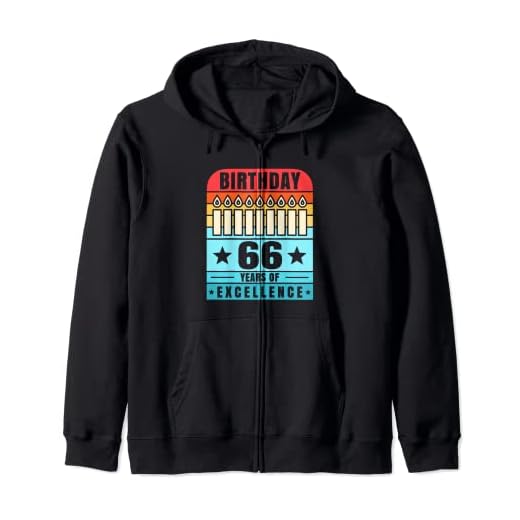 Decoraciones retro de 66 cumpleaños, regalos de 66 cumpleaños para hombres Sudadera con Capucha