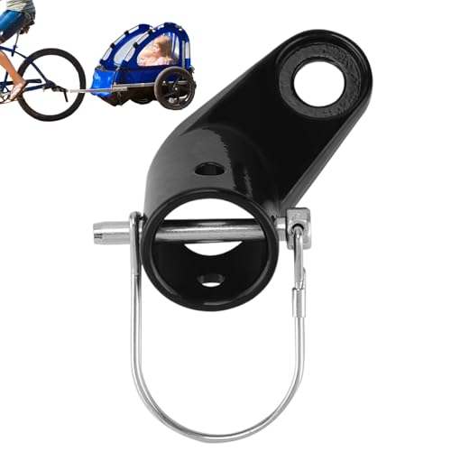 自転車トレーラーヒッチコネクター | 自転車用ガレージハンガー - ヘビーデューティ ショック吸収 フック ロードトリップ ハイキング サイクリング キャンピング ウォーキング用