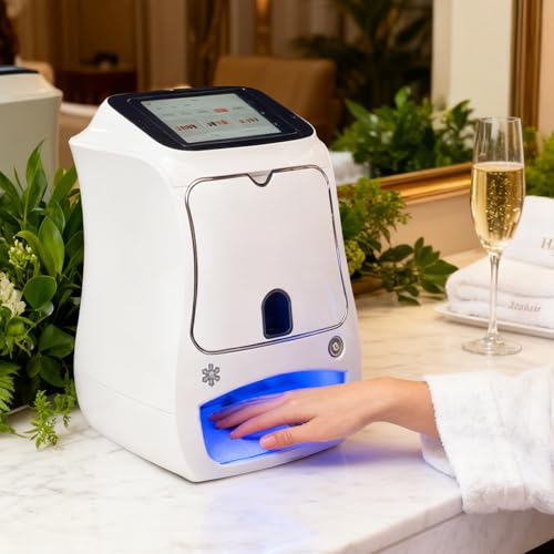 Nail Art Printer Machine, All-In 1 Design -Touch Screen Display+Nail Dryer,3D Digital Nail Printer Manicure Salon Set W/Nail Printer Machine/Pack Of Nail Polish, Mobile Nail Printing Machine