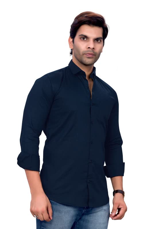 Image of Men's Cotton Regular Fit Fullsleeves Fomal Shirt