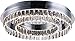 Maxim 38372BCPC Icycle Crystal LED Flush Mount, 1-Light 42 Watt, 5"H x 22"W, Polished Chrome