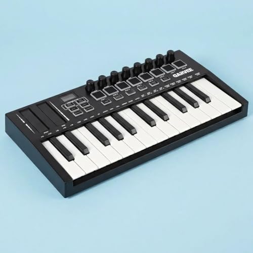 Image of Senfot 25-Key MIDI Keyboard Controller with DAW Integration, USB MIDI Keyboard Controller with Semitone transpose, ARP Auto-Accompaniment, Velocity Control, Perfect for Professional Music Production