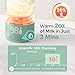 Momcozy Portable Milk Warmer for Travel – Dual Heating Modes for Breast Milk & Water, Portable Bottle Warmer with Fast Heating & Long Battery Life, 17 Ounces Large Capacity to Meet Your All-Day Needs