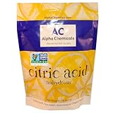 Alpha Chemicals Non-GMO Project Verified Citric Acid - 2 Pounds - Organic, 100% Pure