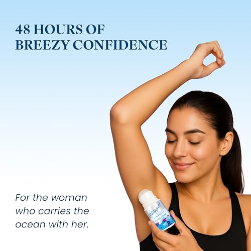 Image of Wottagirl Mystic Island Underarm RollOn for Women | Fruty and Floral Deodorant | 48H Odour Protection | Alcohol-Free, Gentle Formula | 100% Vegan | 50ml | Alcohol-free 48H odour protection with fruity floral fragrance. 100% vegan formula.