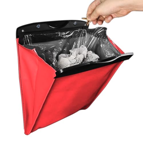 Cubo de basura para vehículos multifuncional y reutilizable