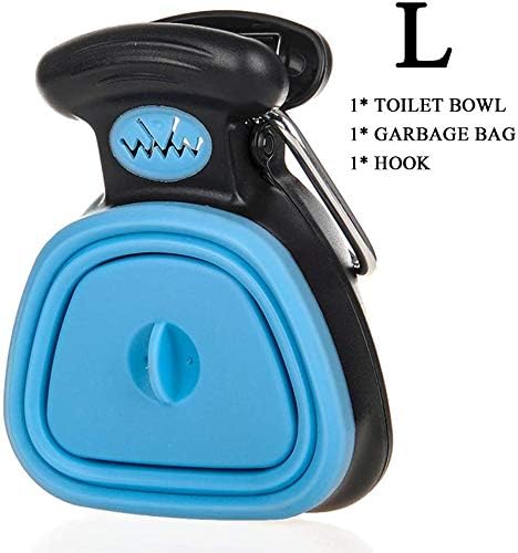 New Pet Dog Pooper Scooper, Portable Dog Poop Scoop with Waste Bag Dispenser, Yard Pooper Scooper, Handheld Scooper (Large Pooper Scoopers)