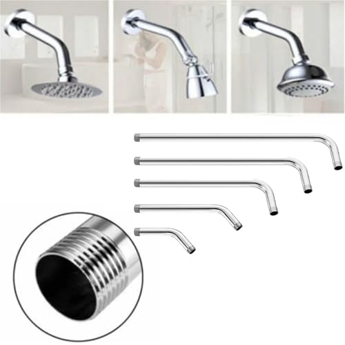 Bras de douche en acier inoxydable durable de 20 cm, support mural réglable premium