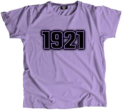 1921 Year Unisex T-Shirt (Iris Lavender, Medium)