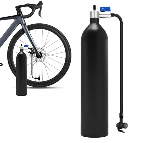 Inflador De Neumáticos - Botella Compresora De Neumáticos - Compresor Portátil Inflador 13.8 para Bicicletas De Montaña Y Carretera Y Ciclistas