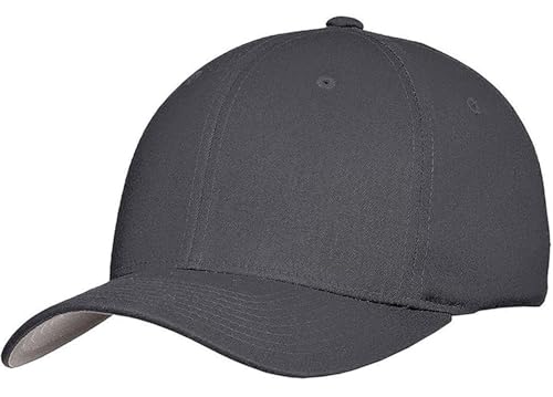 Men's Athletic Baseball Fitted Cap - Premium Baseball Cap - S/M - Graphite