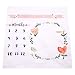 NinkyNonk Baby Monthly Milestone Blanket Newborn Photo Props Shoots Backdrop, Baby Swaddling Blanket for Photography