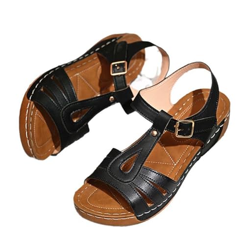 Sandales basses arc de support ajustées pour marche urbaine confortable en taille 40