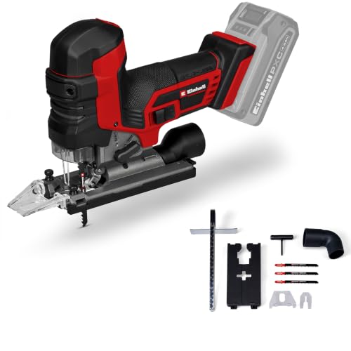 Einhell Professional Akku-Stichsäge TP-JST 18/135 Li BL | PXC | 18 V | 135 mm Schnitttiefe | 26 mm Hubhöhe | Brushless | bis 3500 Hübe/min | T-Style-Griff | 3x Sägeblatt | ohne Akku