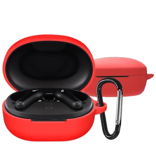 INIAYOH For Anker Soundcore Life P2 mini �ی�P�[�X Anker Soundcore Life P2 mini �P�[�X �J���r�i�t�� �ϏՌ� �����^ �h���h�o �[�d�\ �����h�~�i���b�h�j