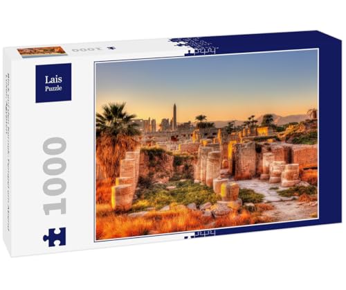 Lais Puzzle Blick auf den Karnak-Tempel am Abend - Luxor,