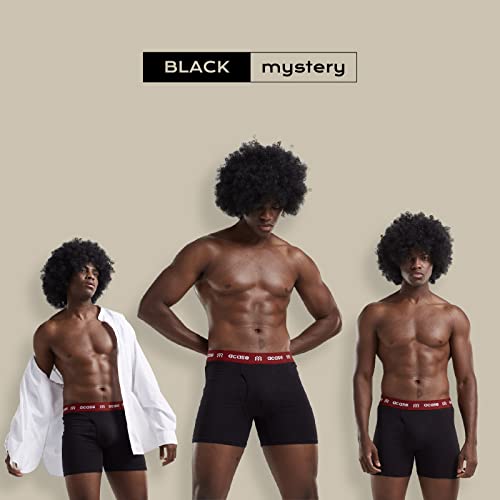 1/3-Pack Mens Boxers Briefs - Breathable Comfy Cotton Underwear Soft Boxer Trunks2