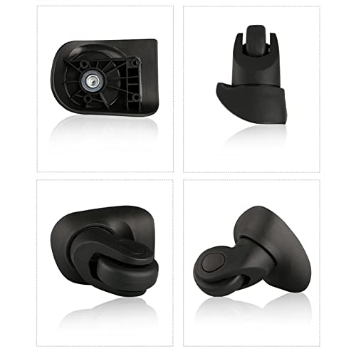 Luggage Wheels,Universal Luggage Casters,1 Pair Luggage Wheel Replacement Spare Spinner Caster for Suitcase Wheel Repair (W079)3