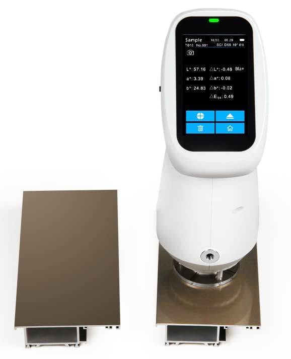 D/8 SCI/SCE Spectrocolorimeter Color Difference Measurement Colorimeter Color Match with Wavelength Range 400nm to 700nm Flat/Tip Two Apertures MAV Φ8mm